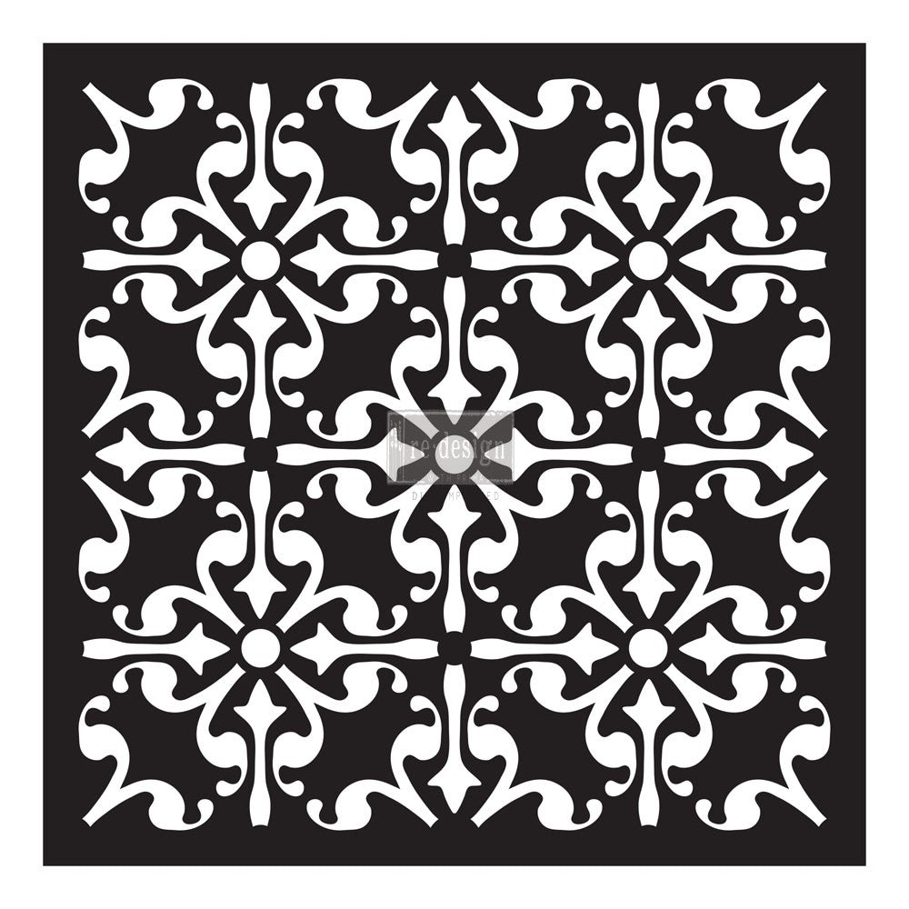 Lucia Paver Stencil - 11.5" x 11.5"x 0.8mm