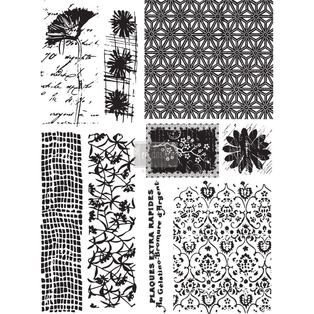 Moroccan Dreams Adhesive Transfer - 18" x 24"
