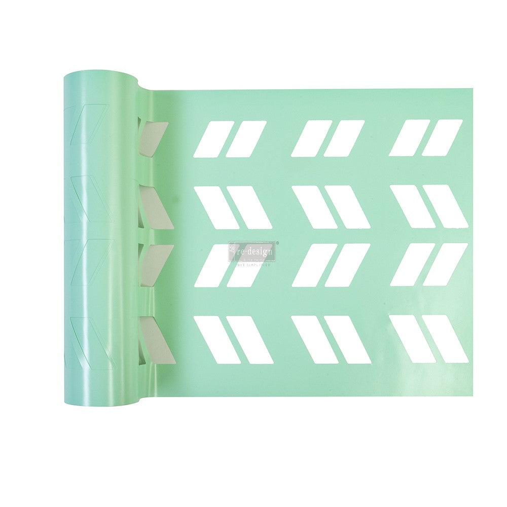 Modern Arrows Stick & Style Stencil Roll - 7" x 3 yards
