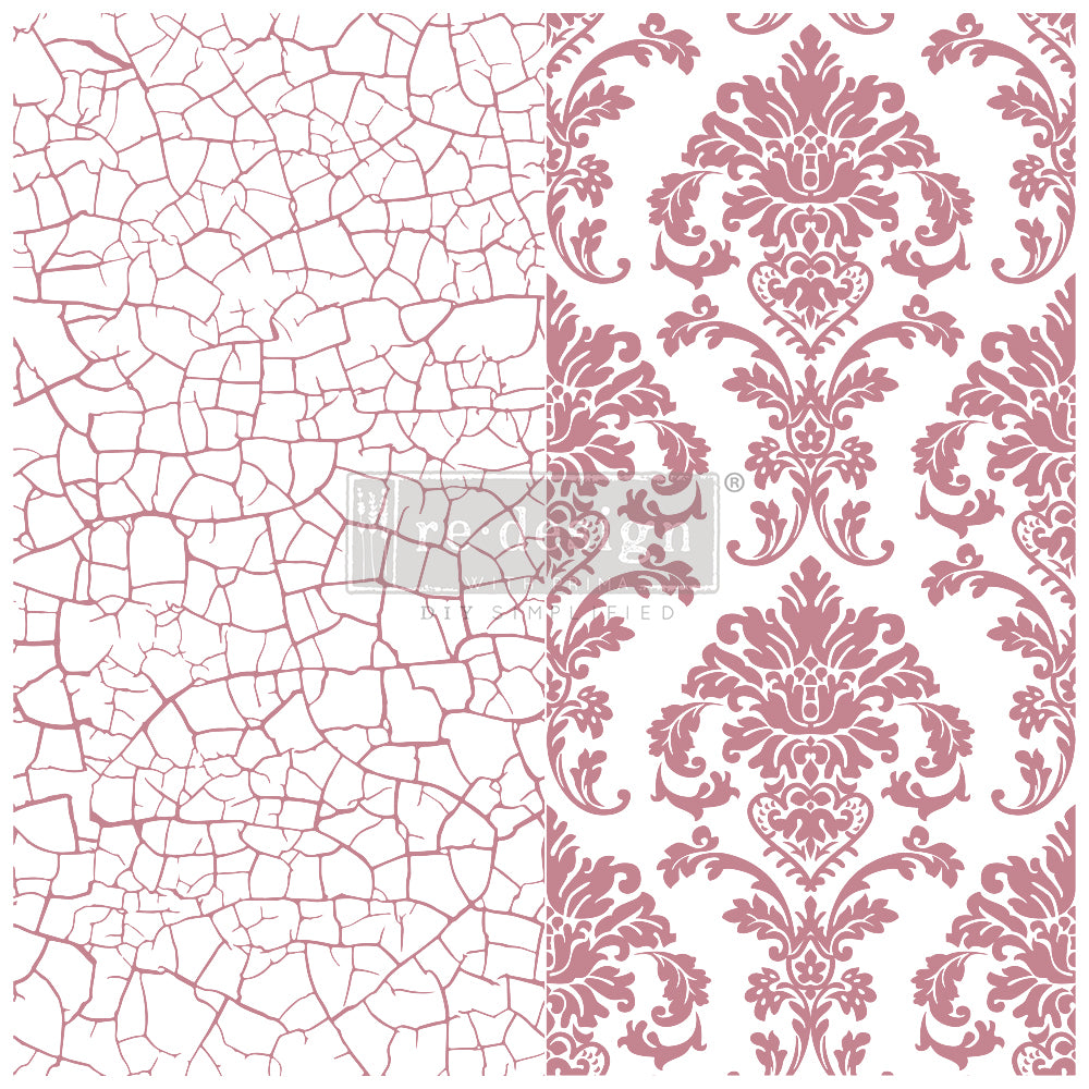Imperial Crackle Stamp - 12"x12" Clear Cling