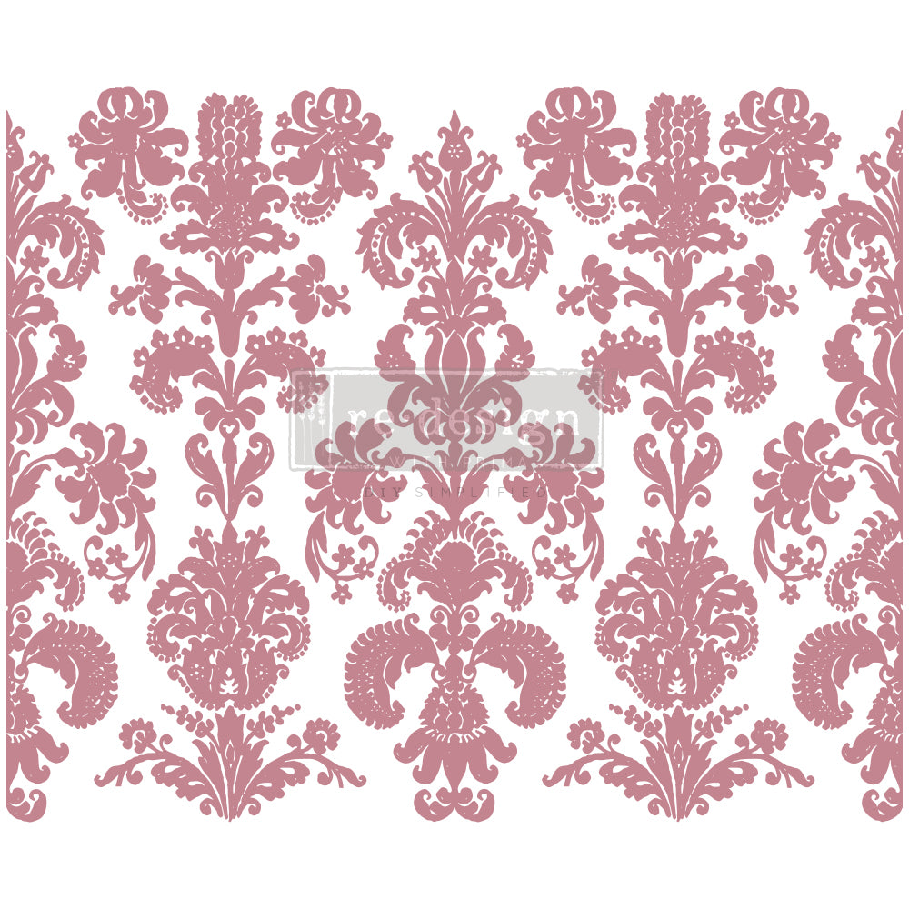 Stamped Damask Stamp - 12"x12" (1 piece)