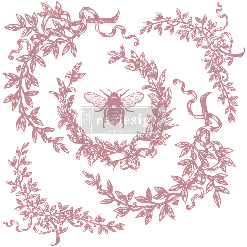French Laurels Stamp - 12"x12" (19 pieces)