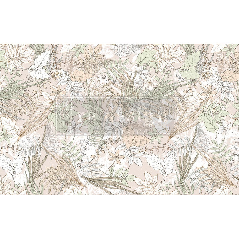 Tranquil Autumn - Fiber Tissue Paper Decoupage - 1 sheet
