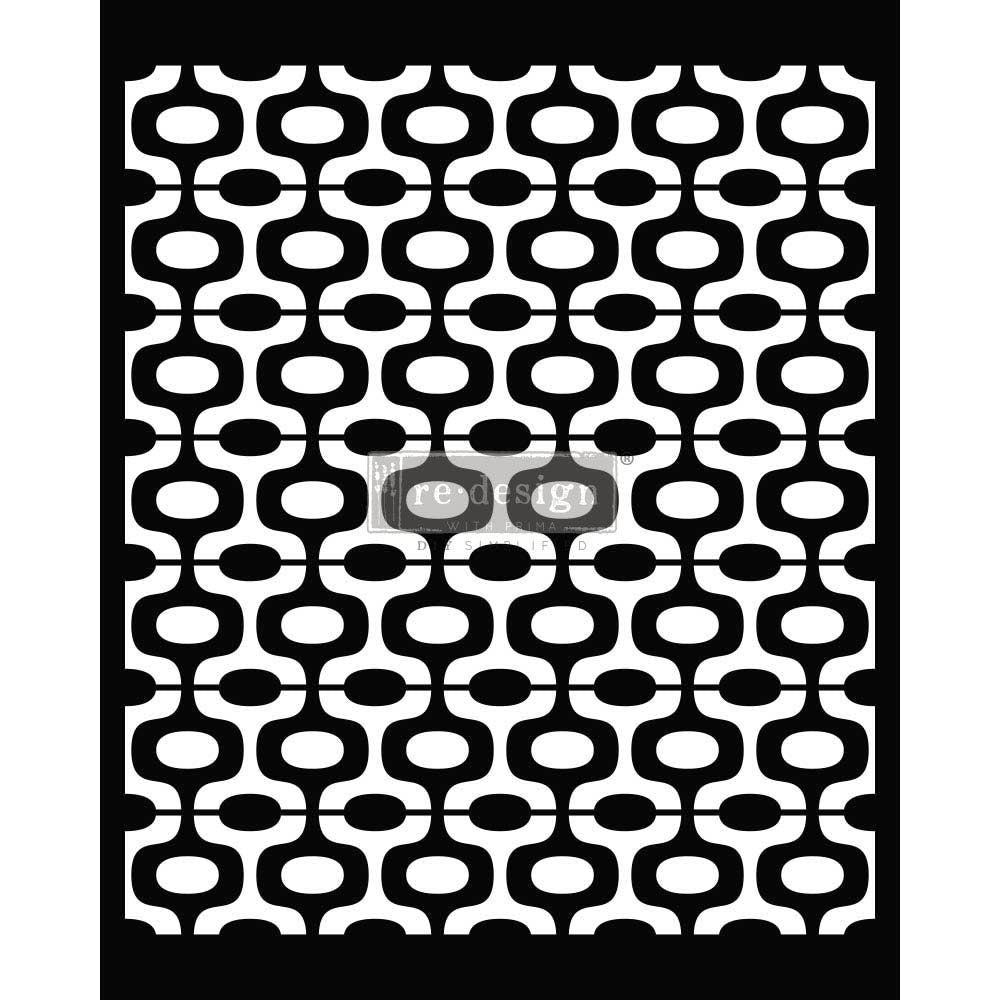 Mid Century Vibes Stencil - 20" x 16"