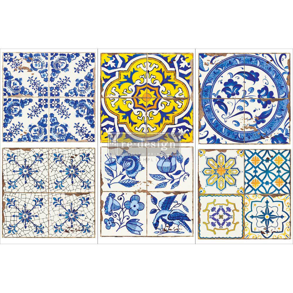 Casa Tiles - Small Transfer - 6" x 12", 3 sheets