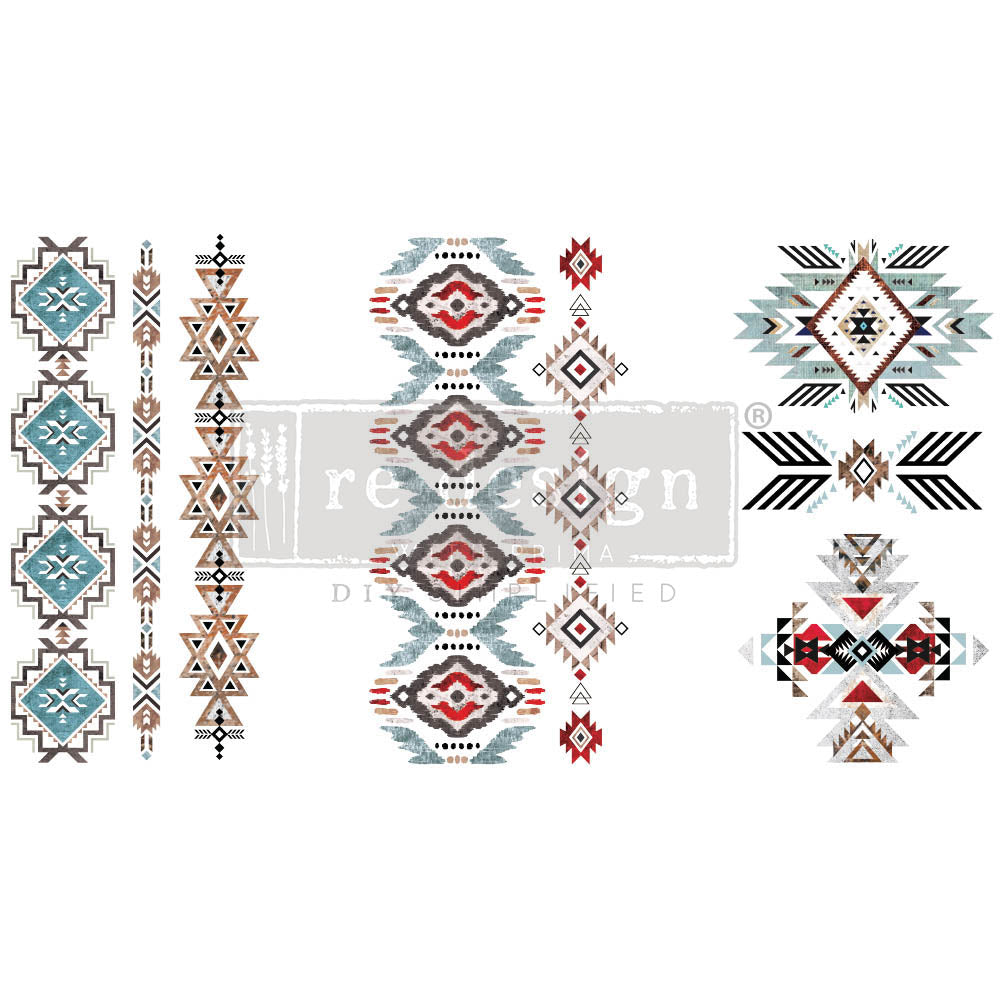 Something Tribal - Small Transfer - 6" x 12", 3 sheets