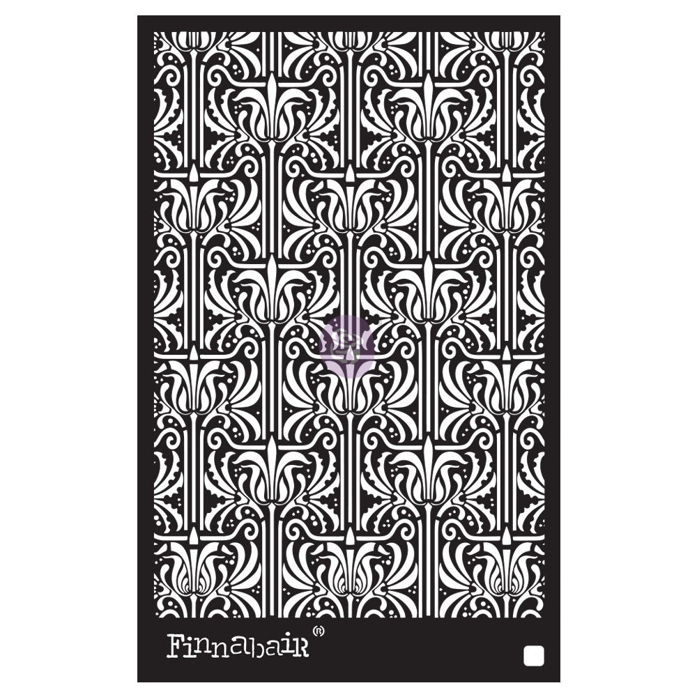 Iris Tapestry Stencil - 6" x 9"
