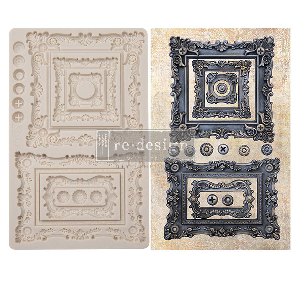 Baroque Frames Finnabair Decor Mould - 1 pc, 5"x10"x8mm