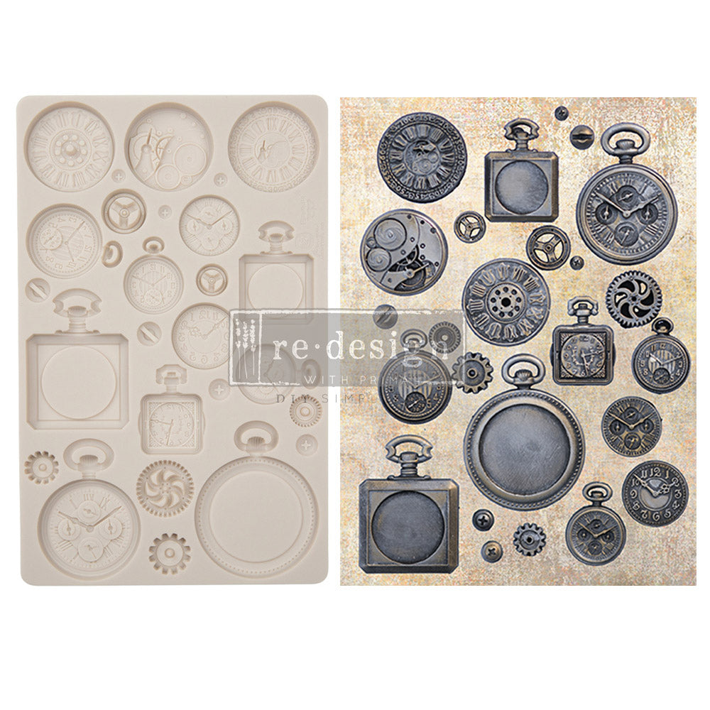 Pocket Watches Finnabair Decor Mould - 1 pc, 5"x10"x8mm