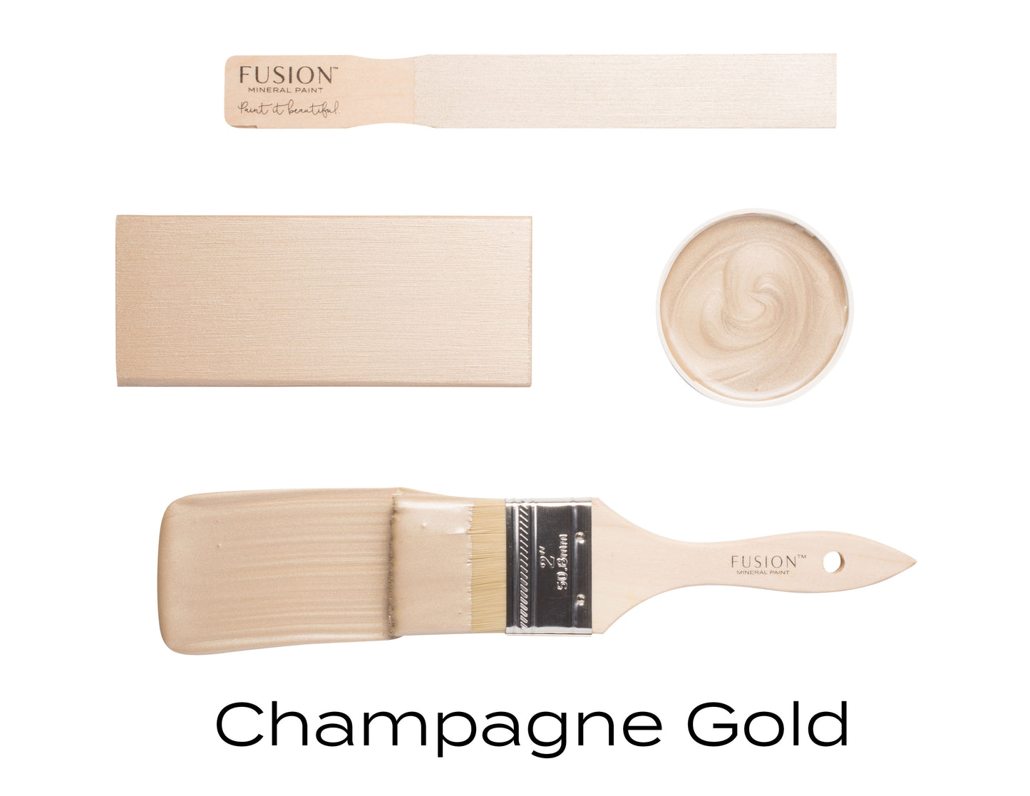 Champagne Gold - Fusion Mineral Paint Metallics