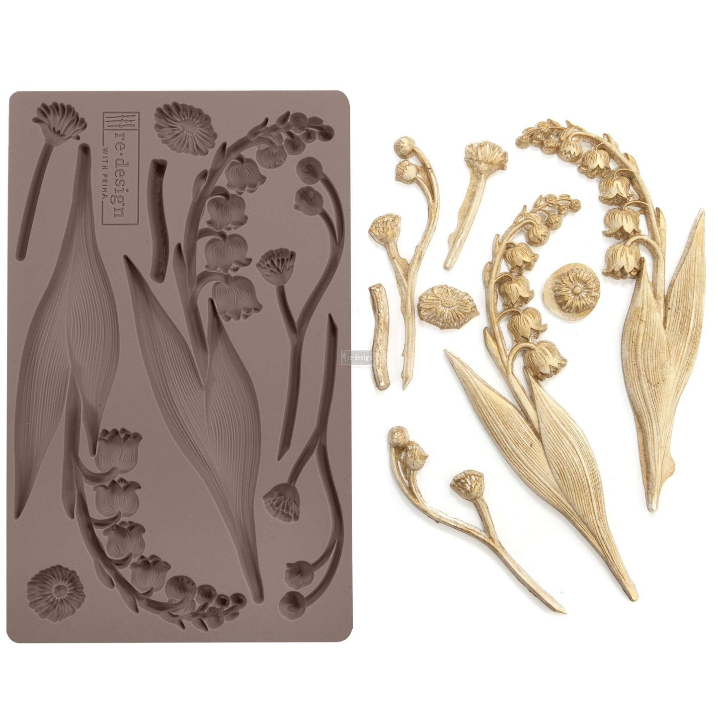 Odell Project:Redesign Decor Moulds - Bell Orchids