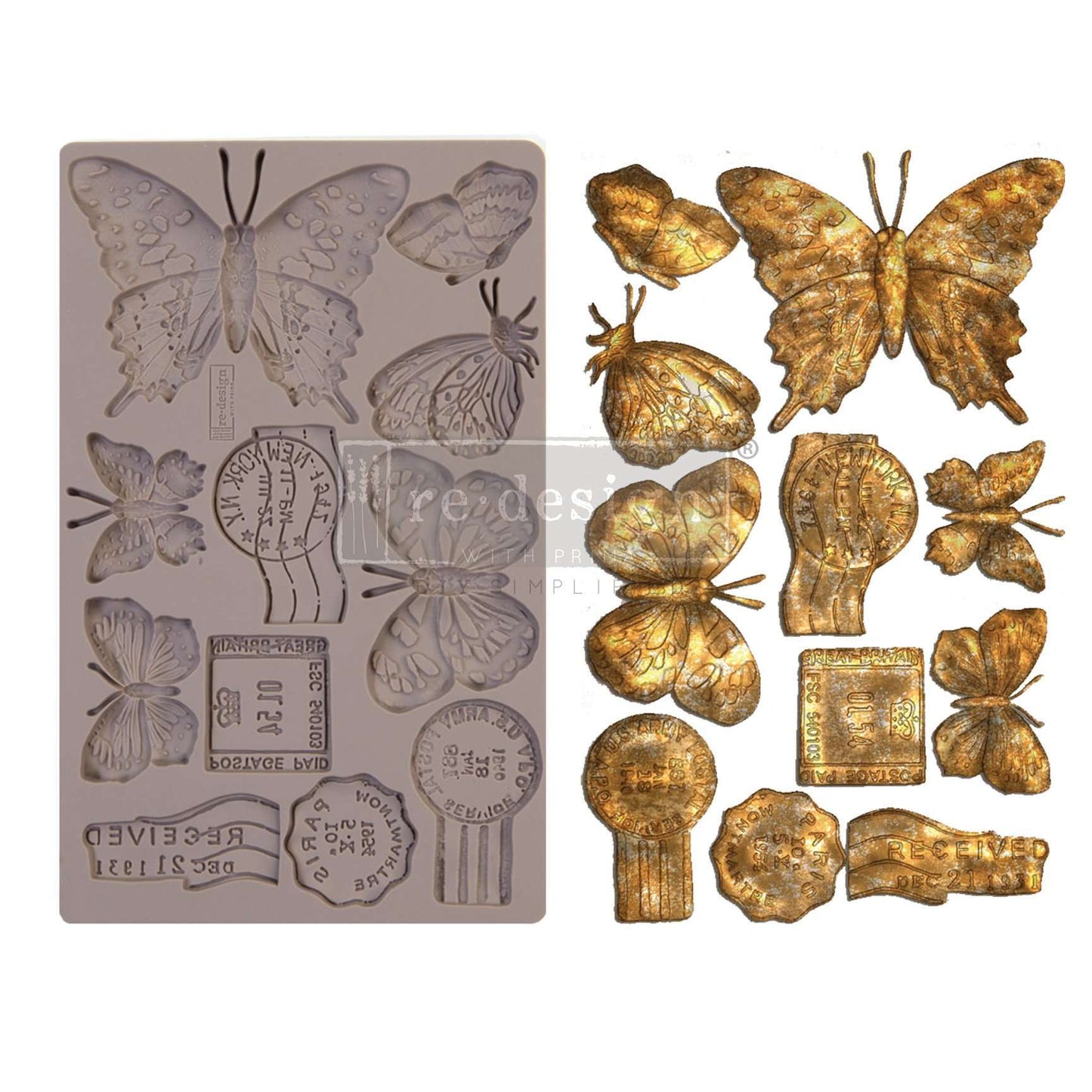 Odell Project:Redesign Decor Moulds - Butterfly In Flight