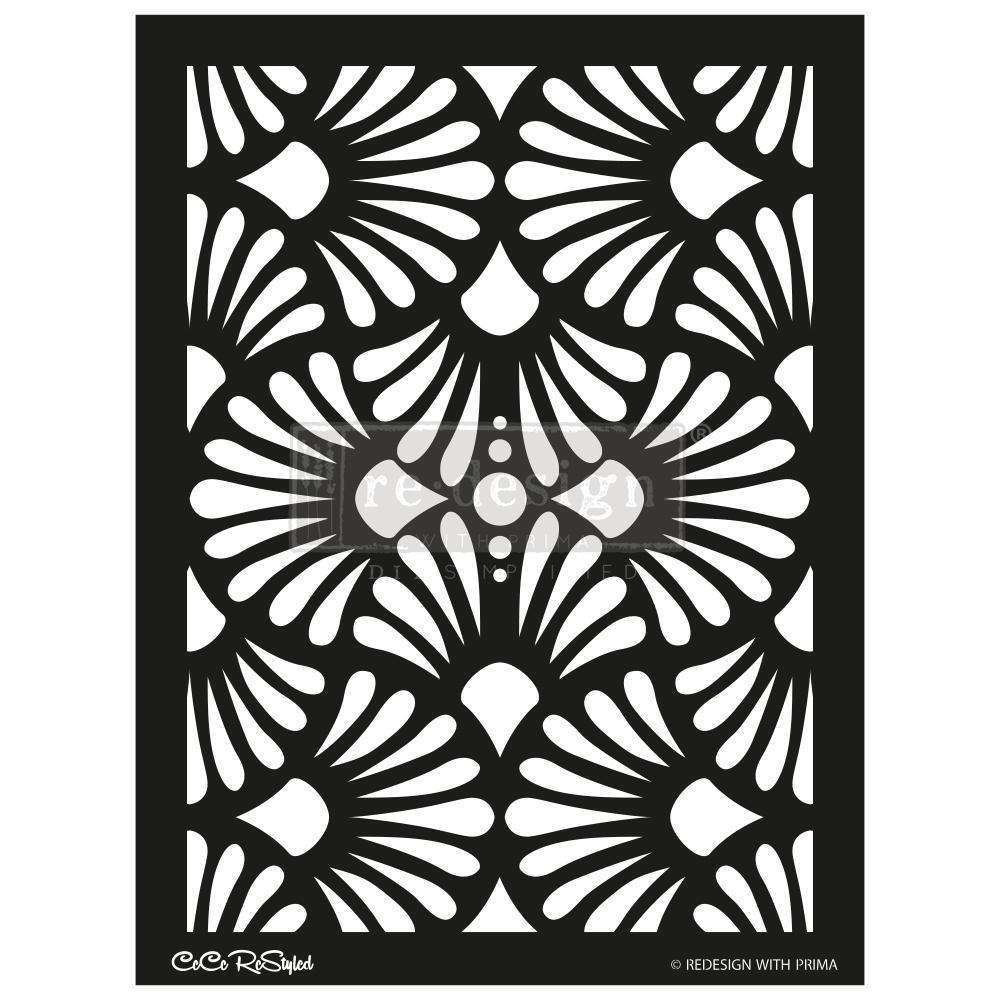 Odell Project:Redesign Stencil - Cece Modern Deco 18X25.5
