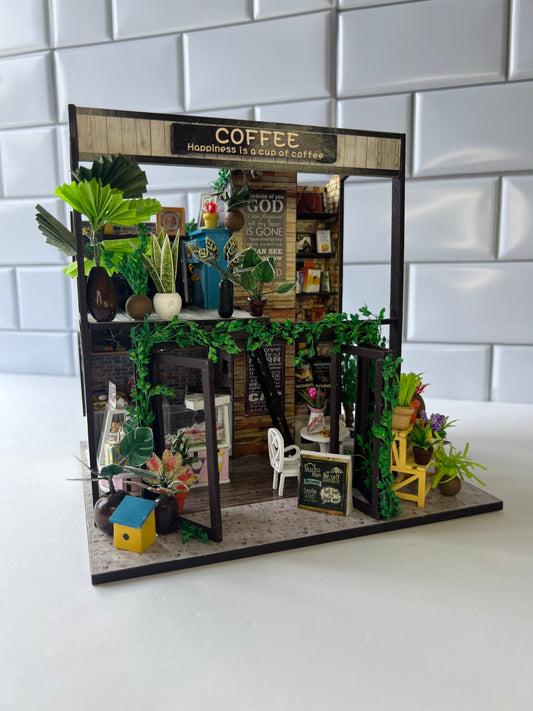 Building a miniature coffee shop