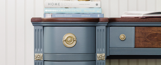How to Paint a Vintage Desk
