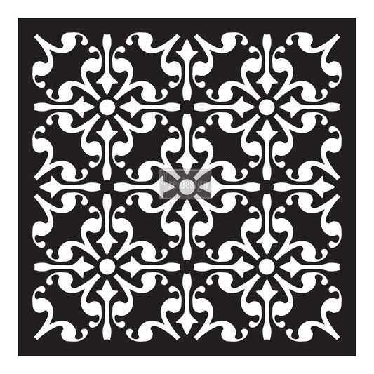 Lucia  Paver Stencil - 11.5" x 11.5"x 0.8mm