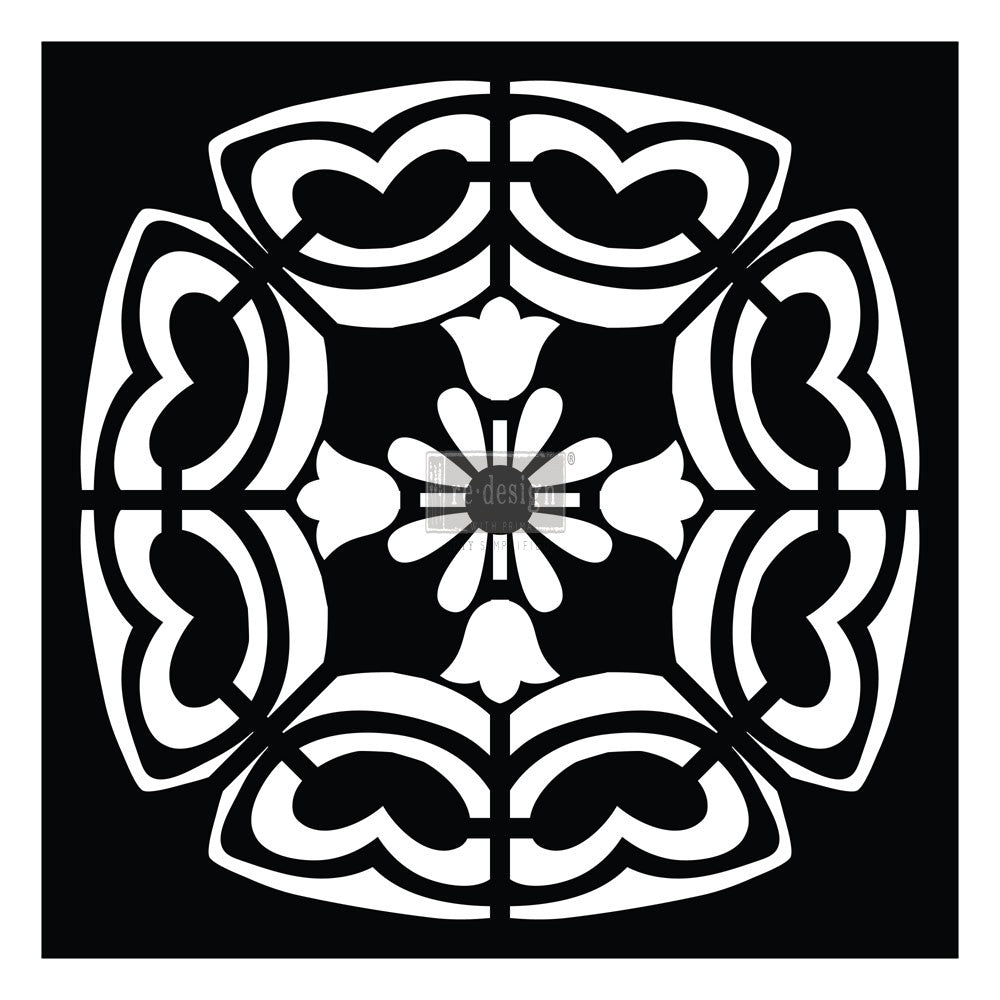 Elda Paver Stencil - 11.5" x 11.5"x 0.8mm
