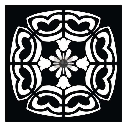Elda Paver Stencil - 11.5" x 11.5"x 0.8mm
