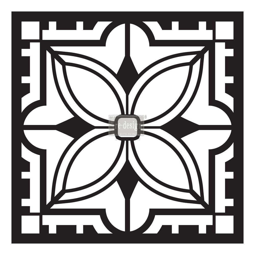 Aria Paver Stencil - 11.5" x 11.5"x 0.8mm