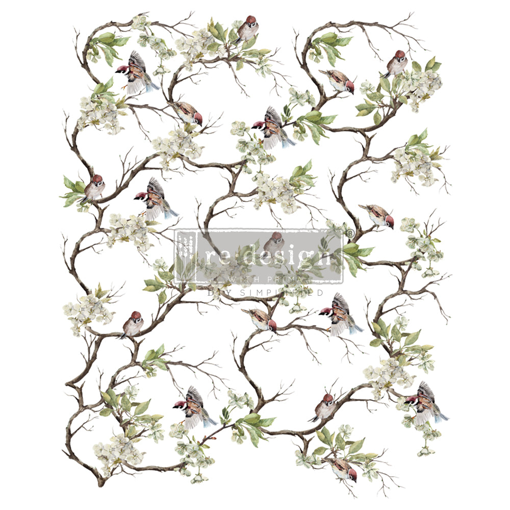 Blossom Flight Transfer - 24" x 35", 3 sheets
