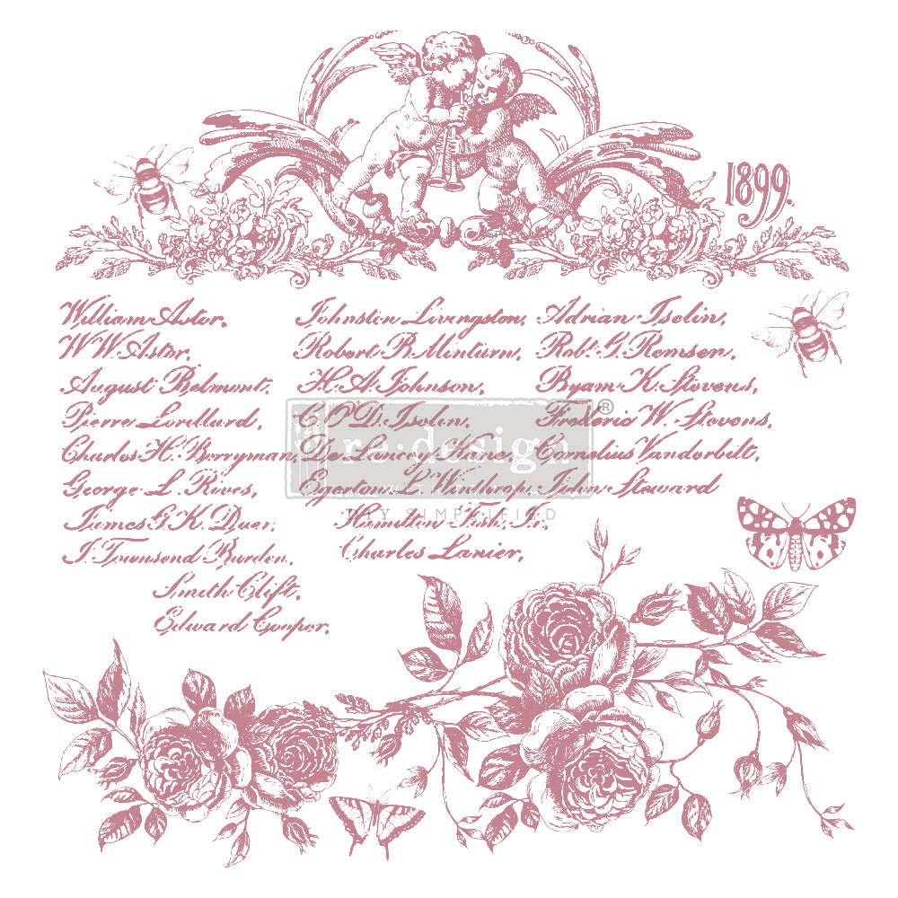 Floral Script Stamp / The Odell Project