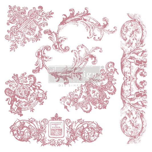Chateau de Maison Stamp - 12"x12" Clear Cling