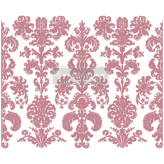 Stamped Damask Stamp - 12"x12" (1 piece)