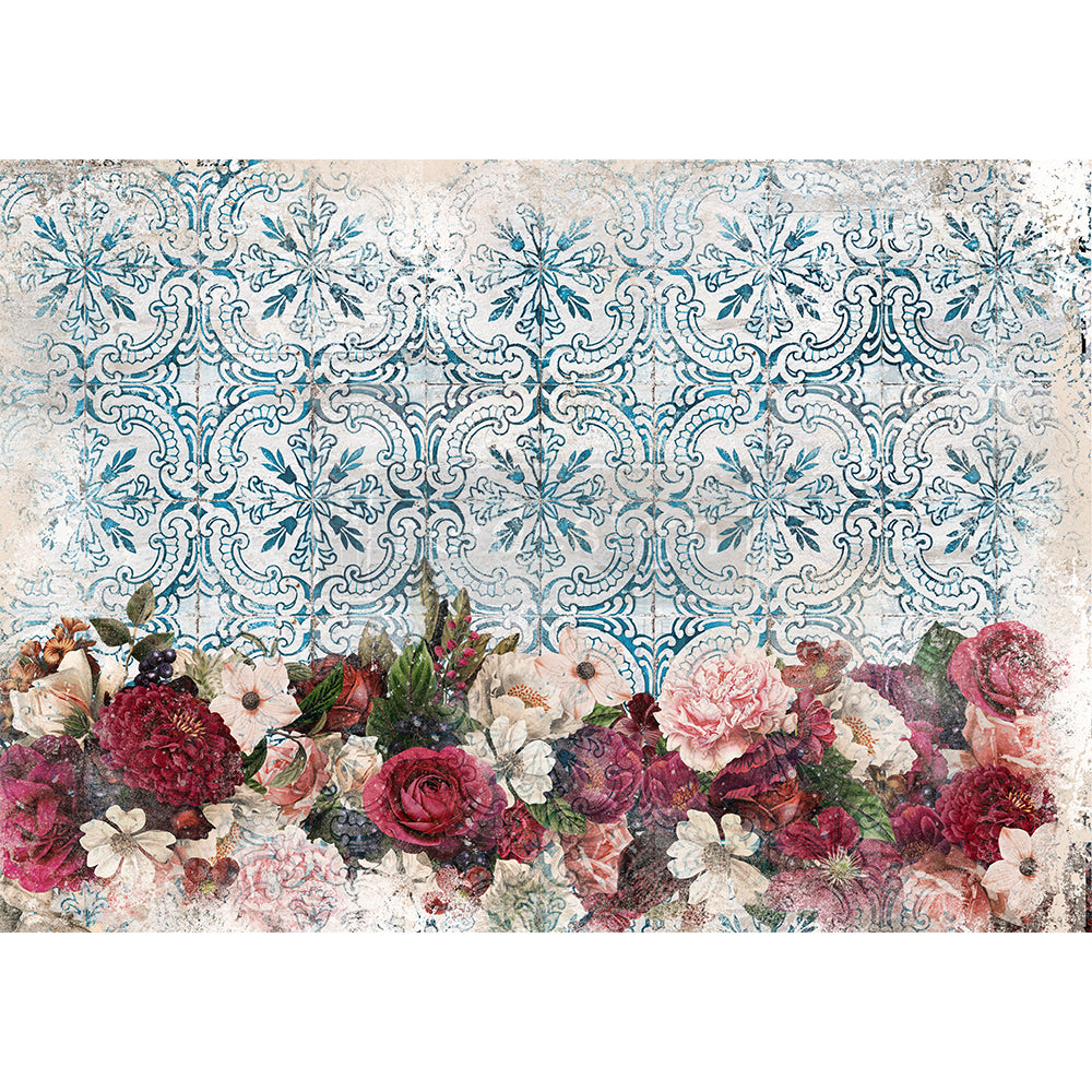 Burgundy Woods - Decoupage Tissue Paper