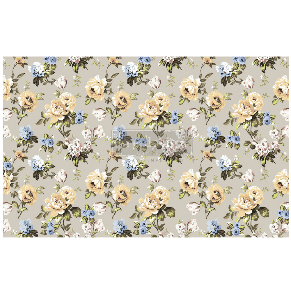 Marigold - Fiber Tissue Paper Decoupage - 1 sheet