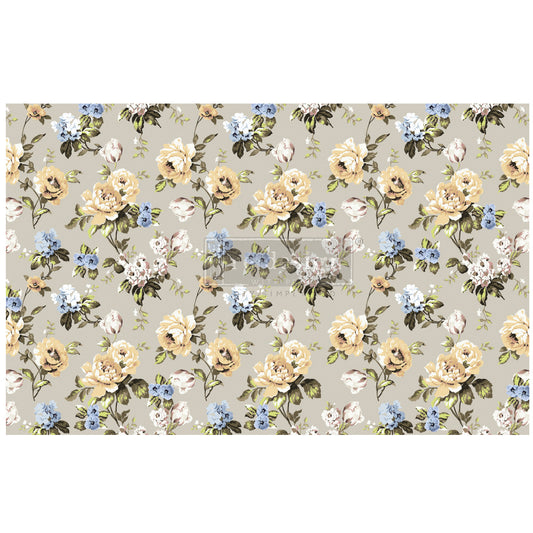 Marigold - Fiber Tissue Paper Decoupage - 1 sheet