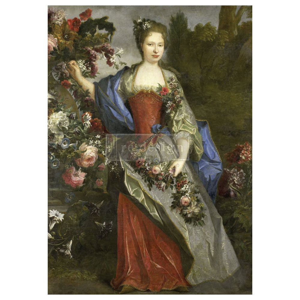 Royal Garden A1 Mulberry Rice Paper Decoupage