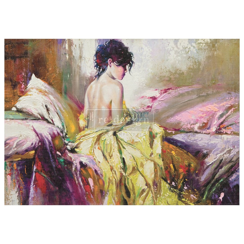 Peaceful A1 Mulberry Rice Paper Decoupage