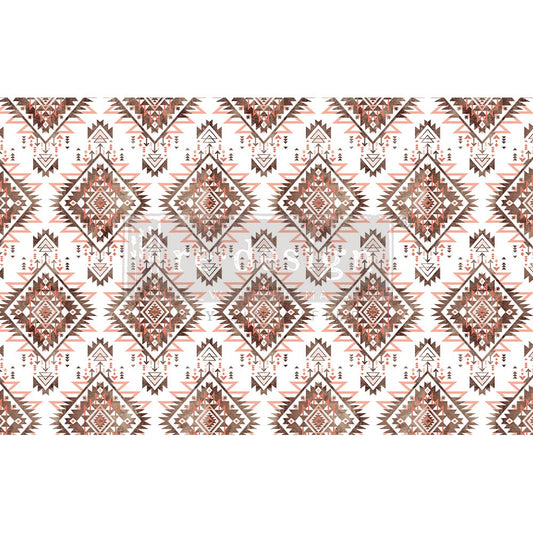Linear Splendor - Fiber Tissue Paper Decoupage - 1 sheet