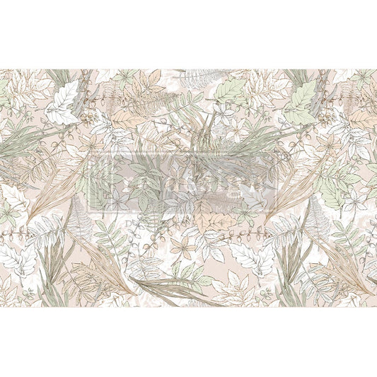 Tranquil Autumn - Fiber Tissue Paper Decoupage - 1 sheet