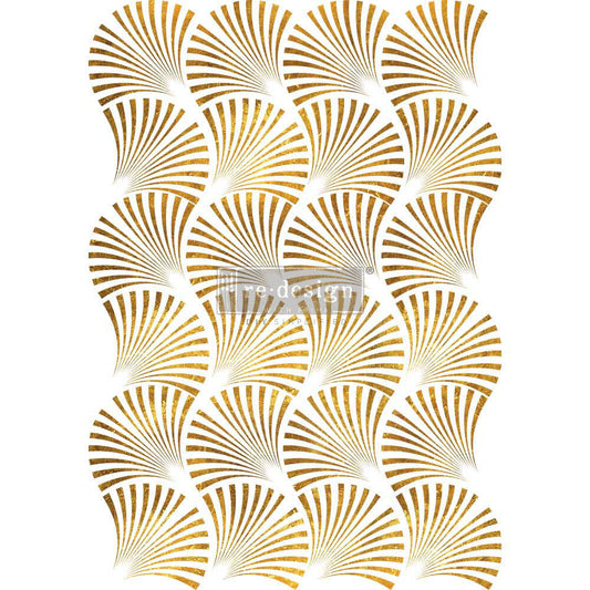 Geo Wave Transfer - 24" x 35", 3 sheets
