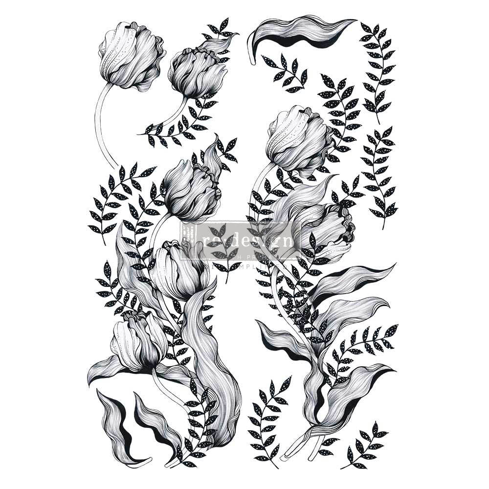 Mono Tulip Transfer - 24" x 35", 2 sheets