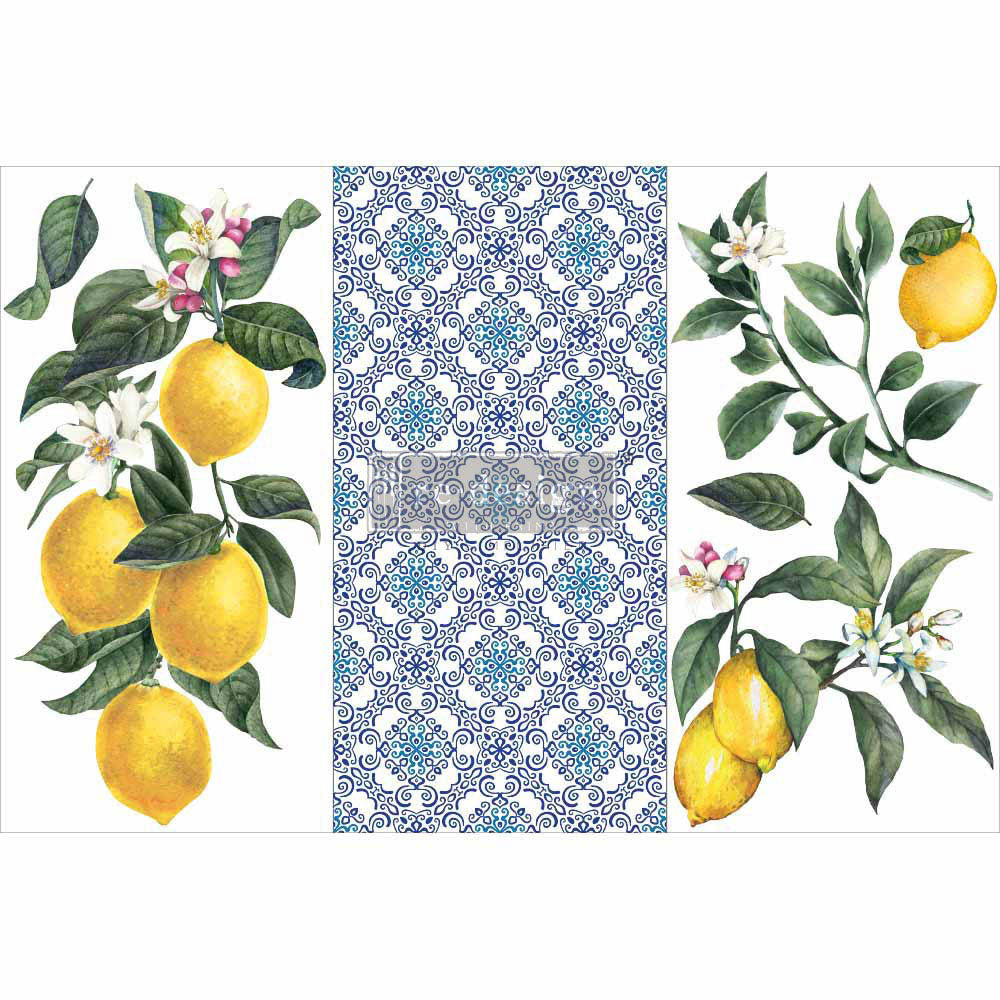 Lemon Tree - Small Transfer - 6" x 12", 3 sheets