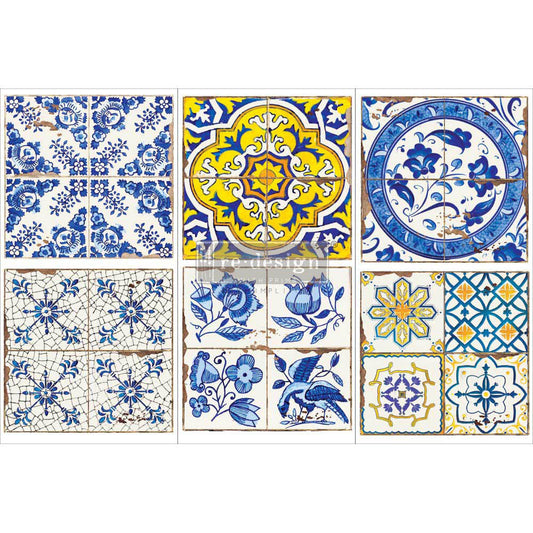 Casa Tiles - Small Transfer - 6" x 12", 3 sheets