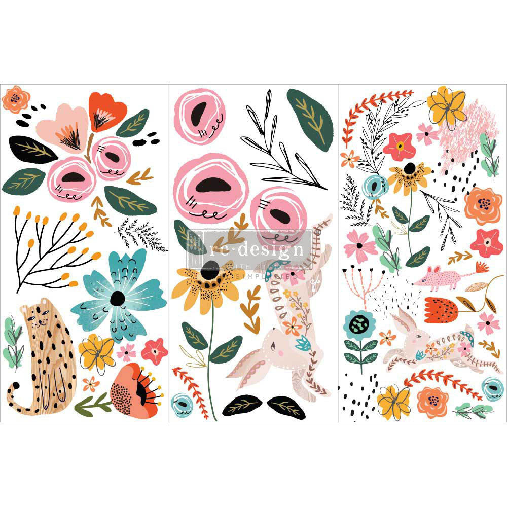 Spring Awakening - Small Transfer - 6" x 12", 3 sheets