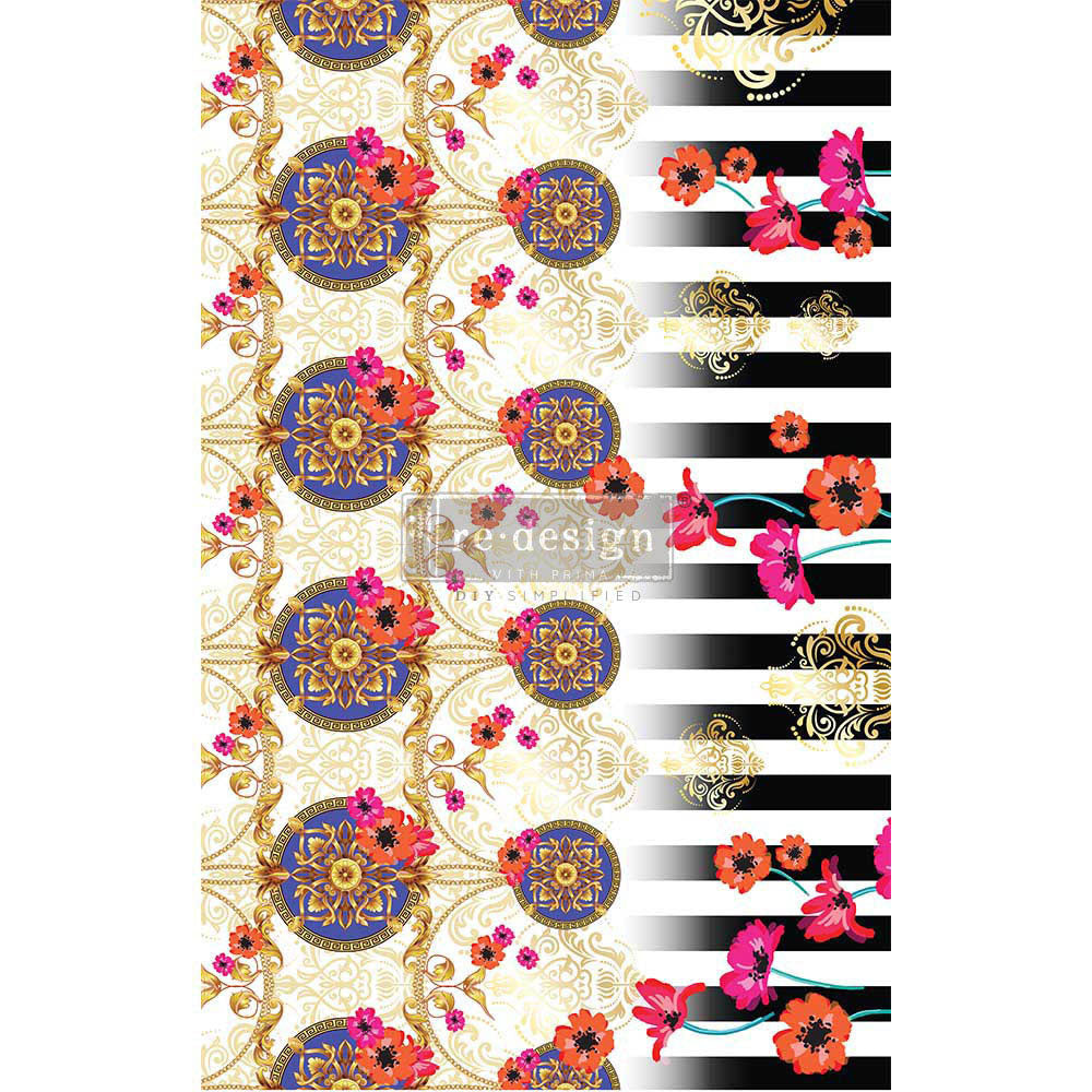 CeCe Fashion & Flora - Fiber Tissue Paper Decoupage - 1 sheet
