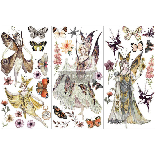 Forest Fairies - Small Transfer - 6" x 12", 3 sheets