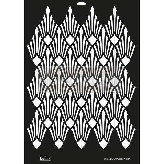 Sun Lit Decor Stencil Kacha - 18" x 25.5"