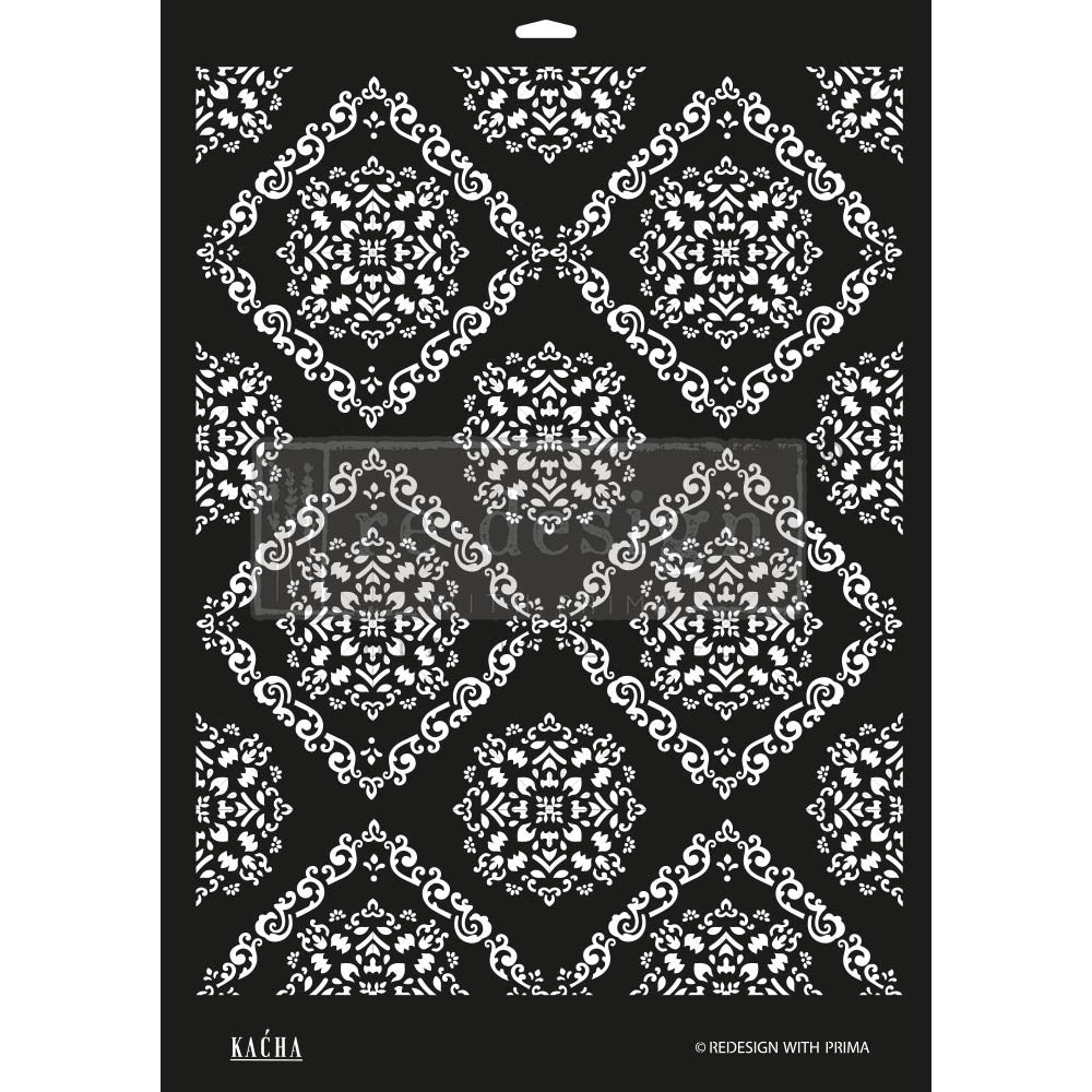 Modern Moroccan Decor Stencil Kacha - 18" x 25.5"