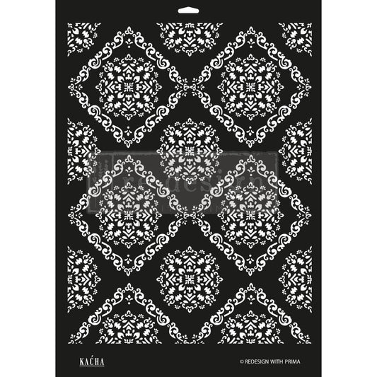 Modern Moroccan Decor Stencil Kacha - 18" x 25.5"