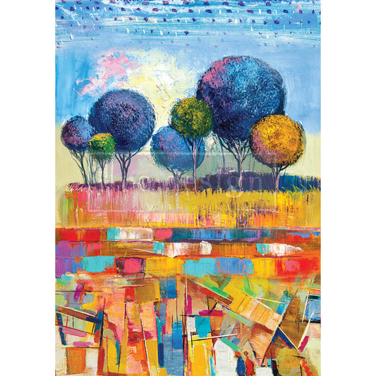 Expressive Trees A1 Mulberry Rice Paper Decoupage