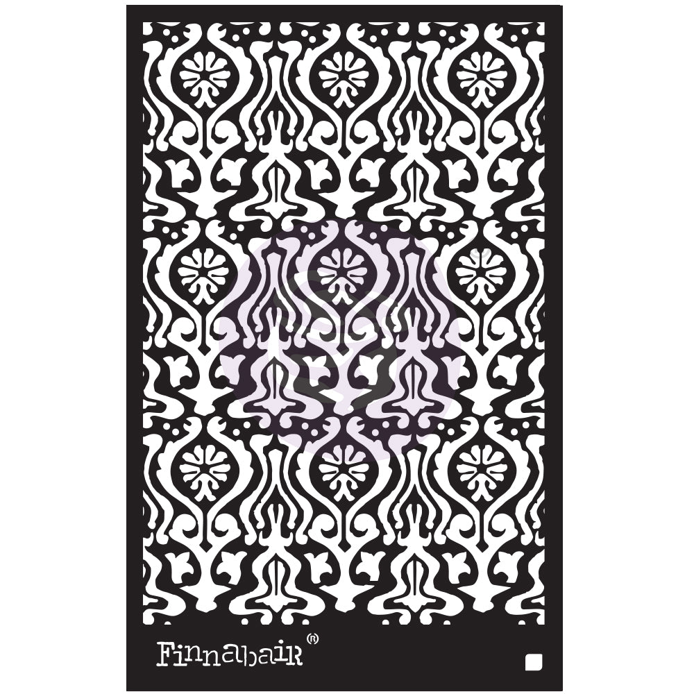 Oriental Wall Stencil - 6" x 9"