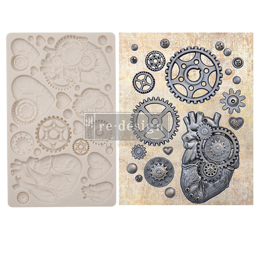 Love Machine Finnabair Decor Mould - 1 pc, 5"x10"x8mm