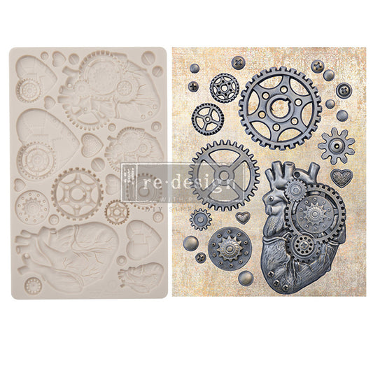 Love Machine Finnabair Decor Mould - 1 pc, 5"x10"x8mm