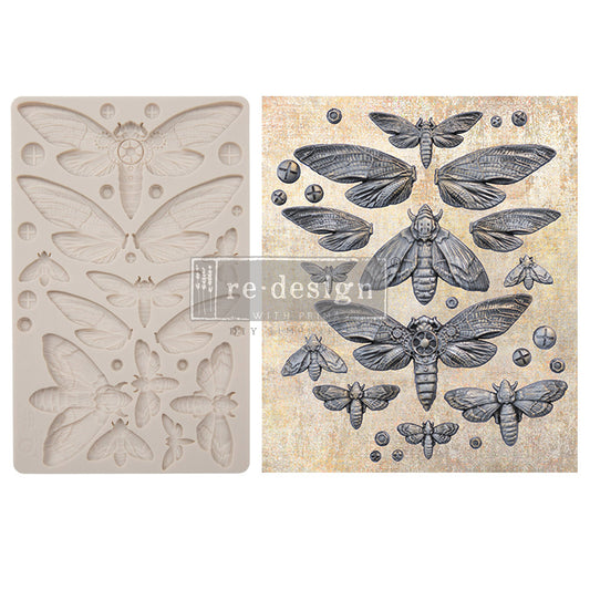 Nocturnal Insects Finnabair Decor Mould - 1 pc, 5"x10"x8mm