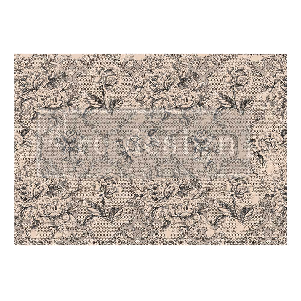 Antique Laces - A1 Fiber Paper Decoupage